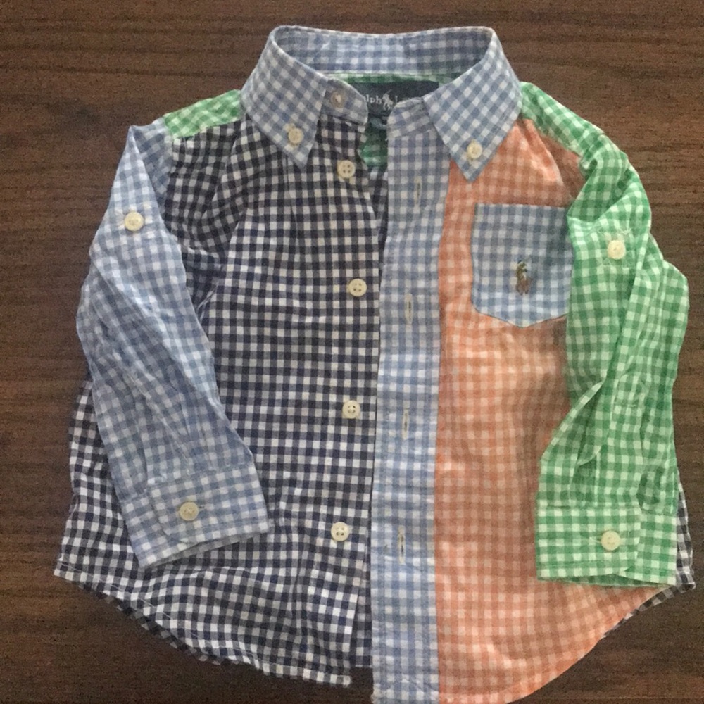 Baby polo button down